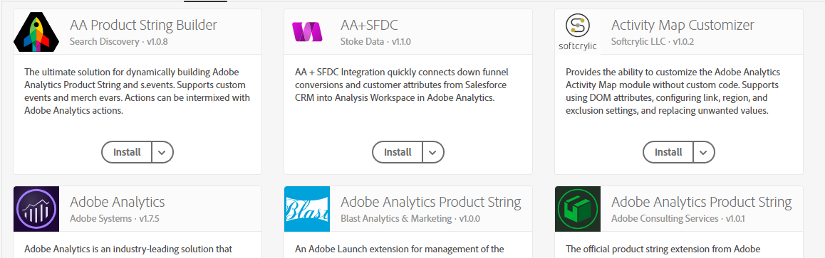 Adobe Launch - Extensions