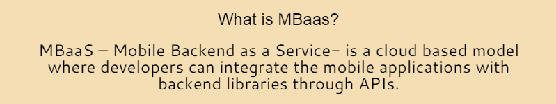 What is mBaaS? | TO THE NEW Digital