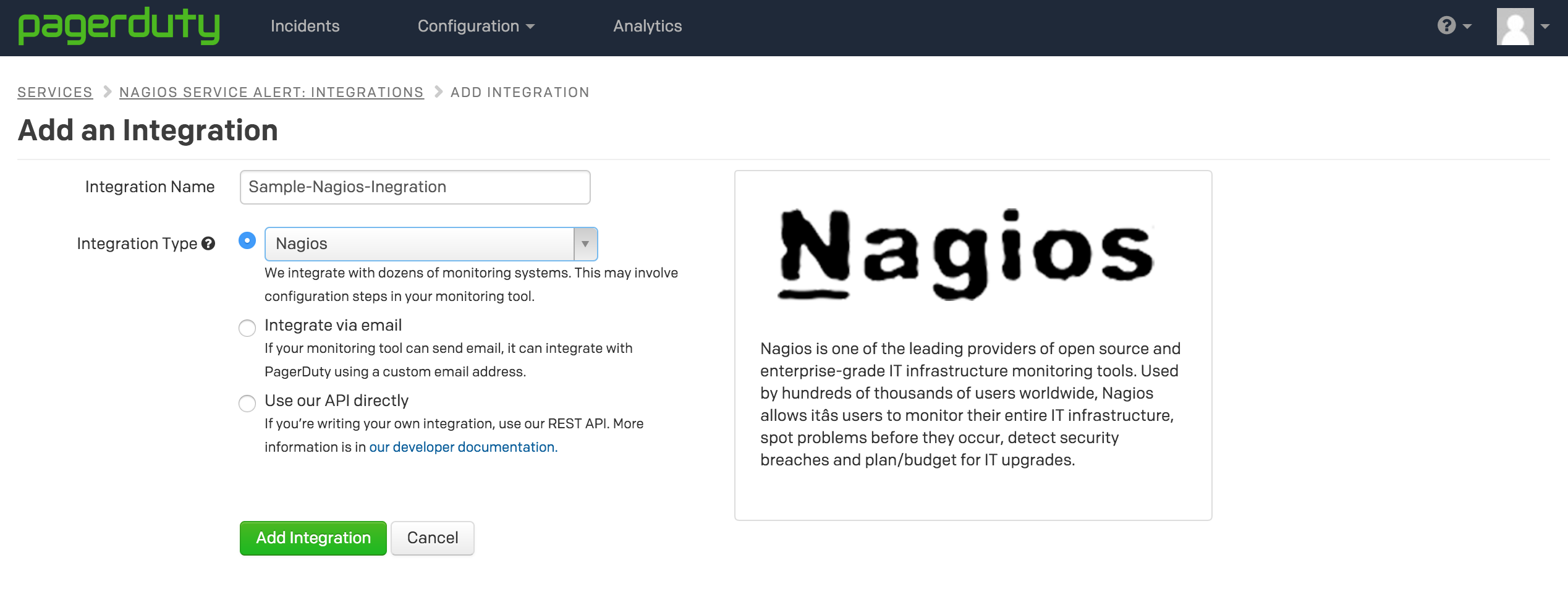 Integrating Nagios with PagerDuty