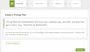 Setting up pricing_plan in CheddarGetter