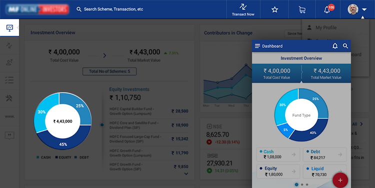 Brand Color usage HDFC