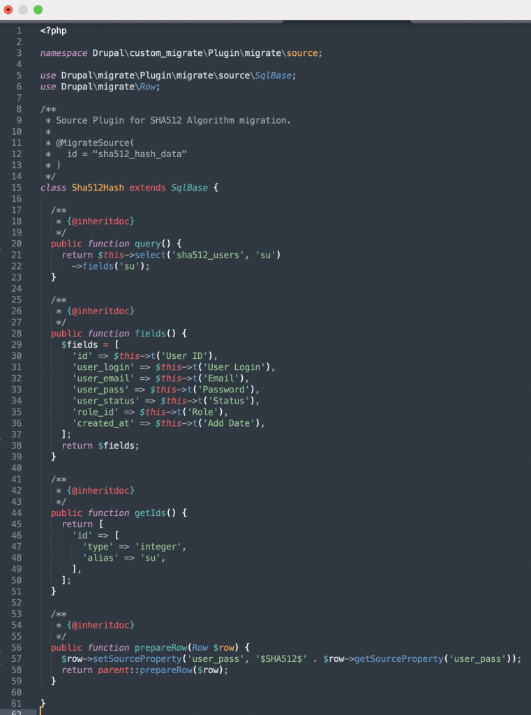 Drupal 9 Custom Hash Algorithm migration.