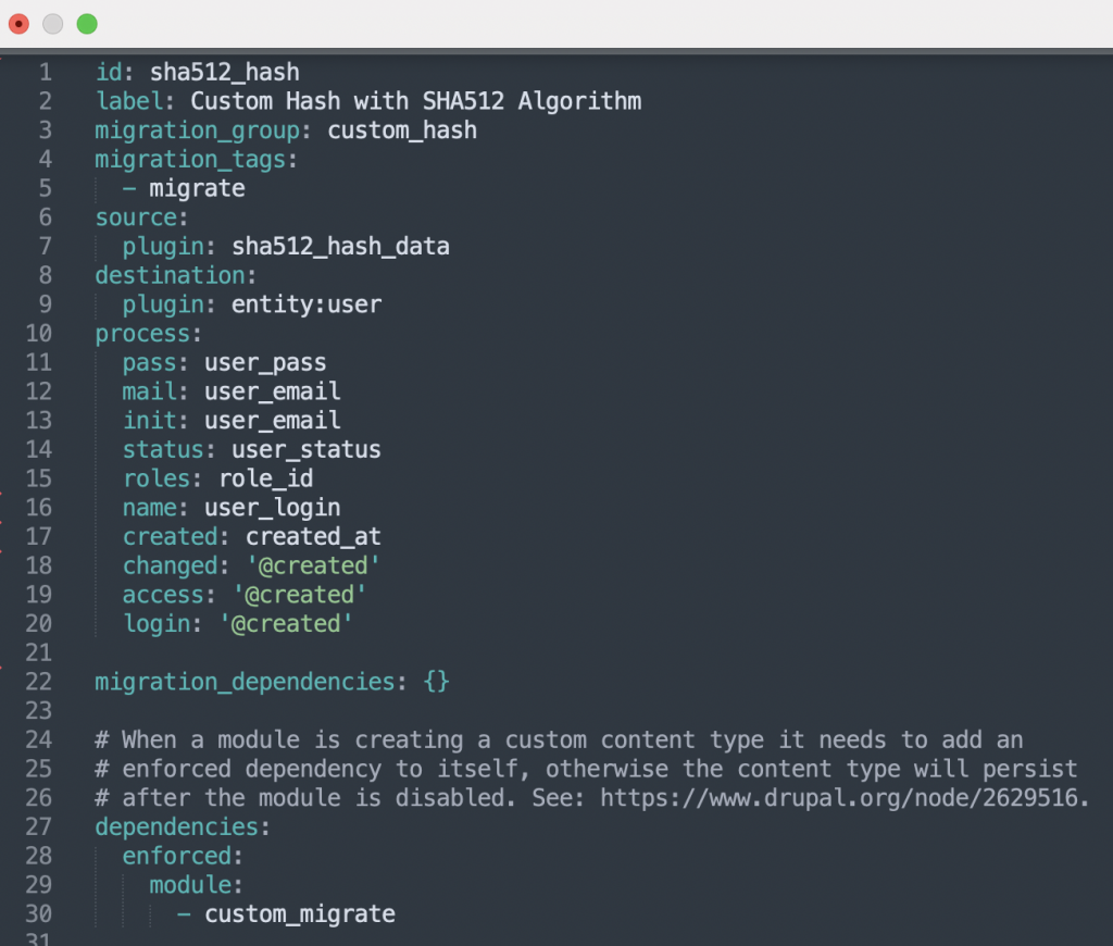 Drupal 9 Custom Hash Algorithm migration.