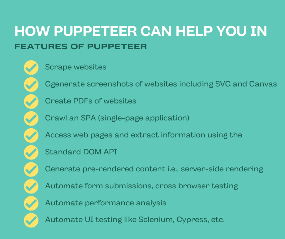 Puppeteer Features