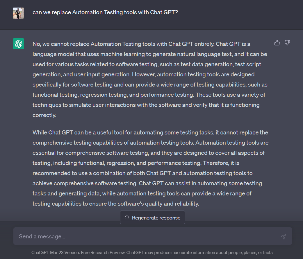 Does Automation Testing tools will be replaced by Chat GPT? | TO THE ...