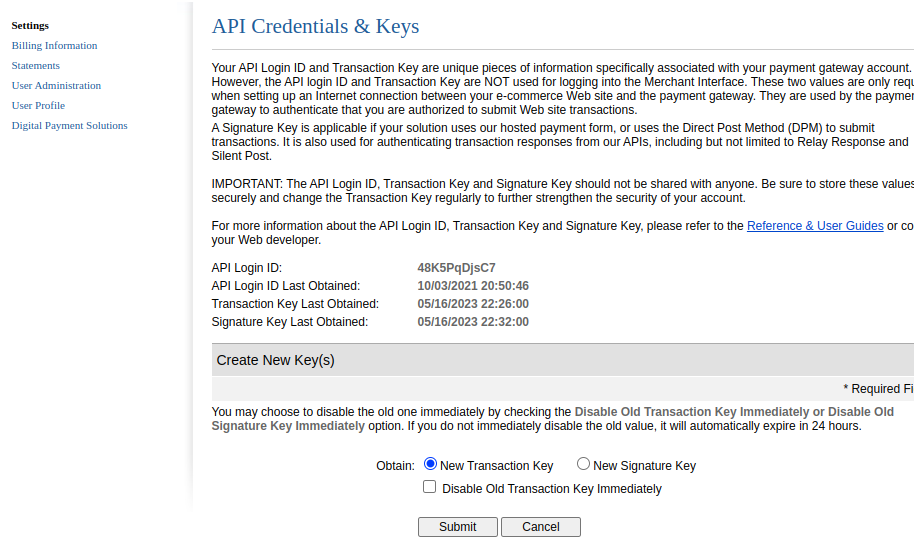 Authorize keys