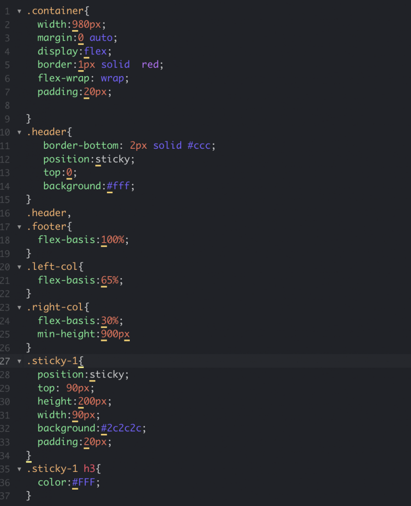 Sticky Ads with HTML and CSS. | TO THE NEW Blog
