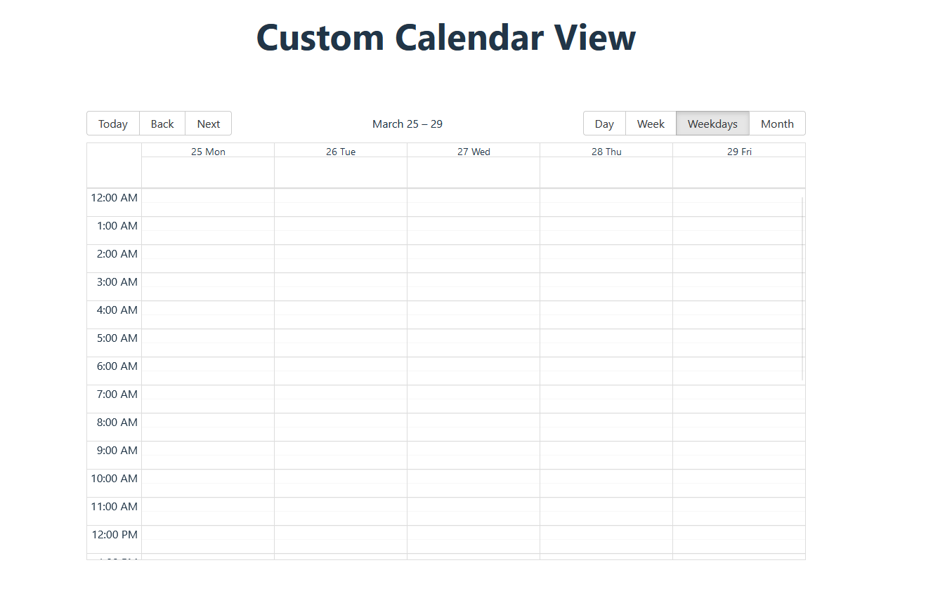 Creating a Custom Calendar View using React Big Calendar TO THE NEW Blog Creating a Custom Calendar View using React Big Calendar TO THE NEW Blog
