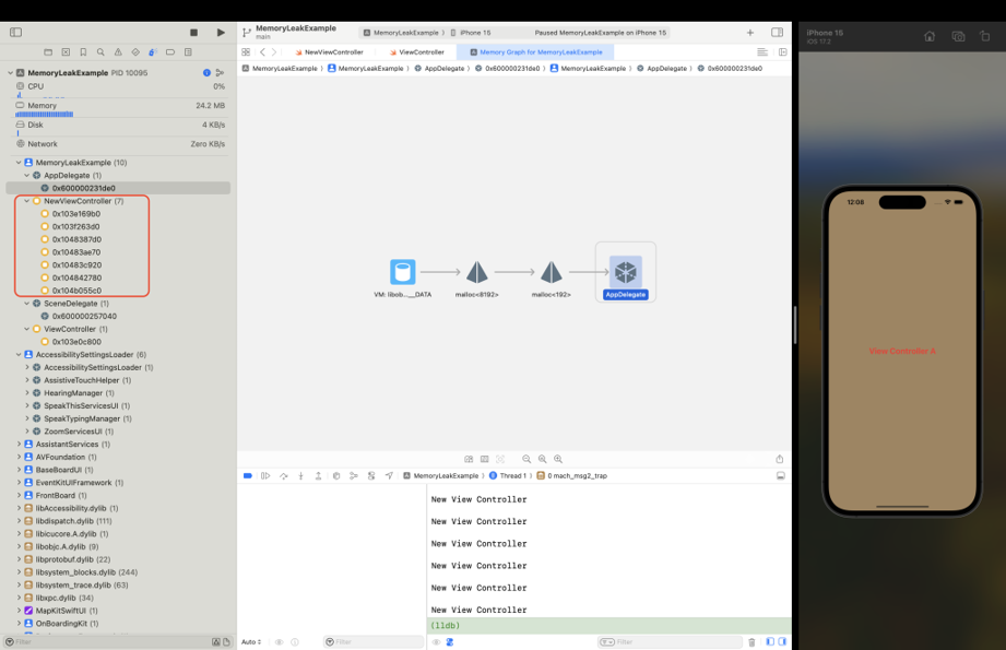 Memory Leak with Memory Graph Debugger | TO THE NEW Blog