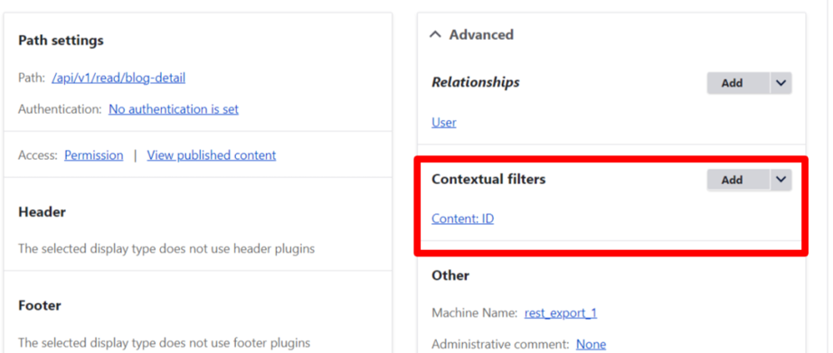 blog contextual filter