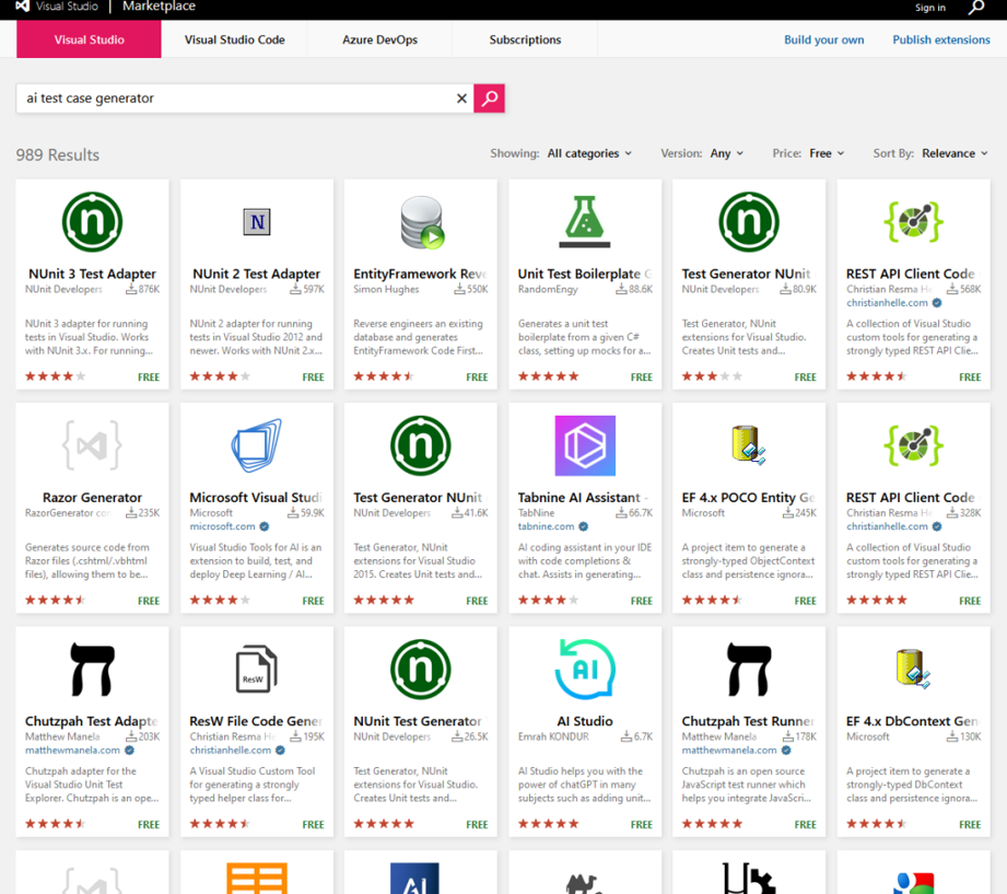 Atlassian Azure - AI Test Case Generator - Marketplace Listing