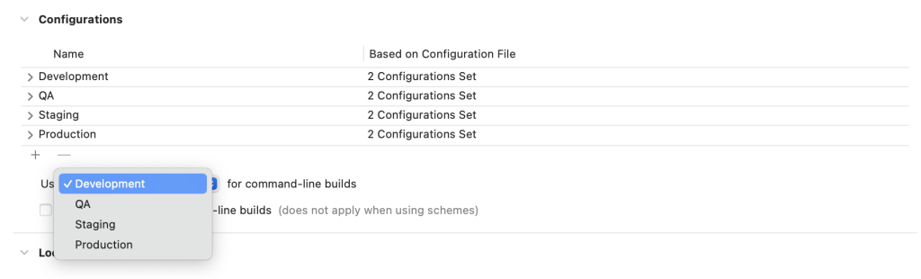 How to configure iOS apps for multiple environments (Dev, QA, Prod ...