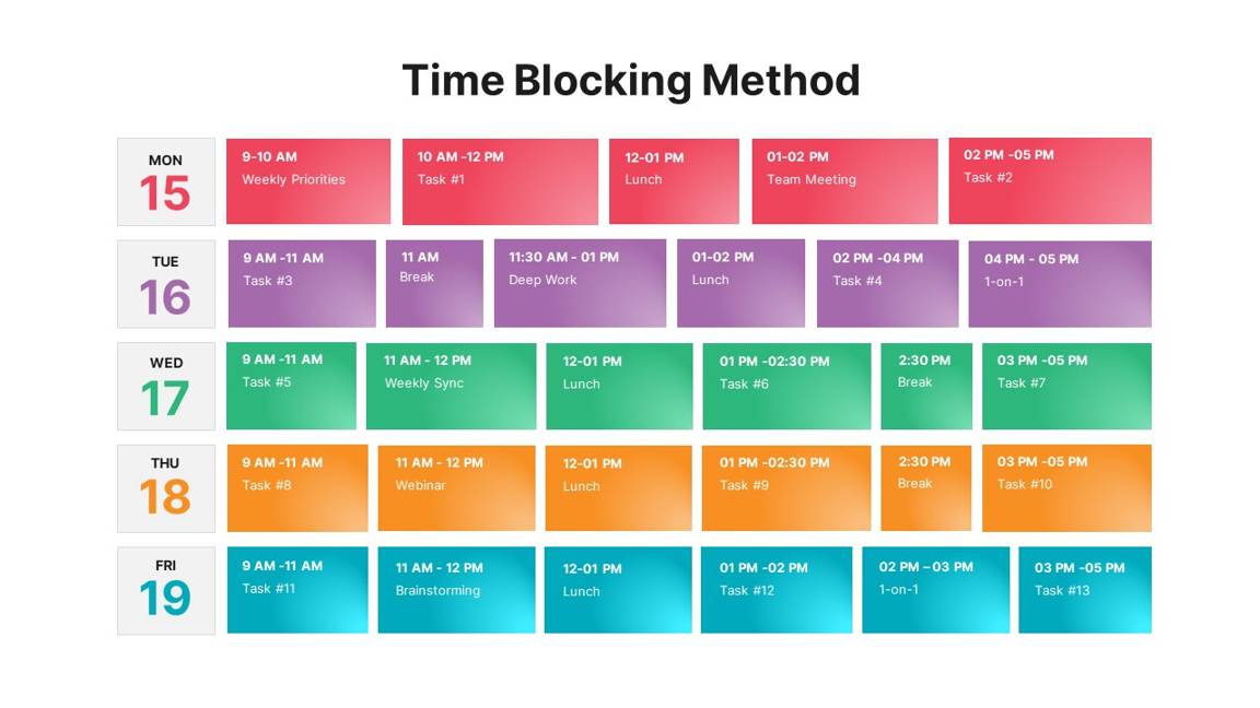 Task Blocks From Chaos to Control: Master Time Management with Ease | TO THE NEW Blog