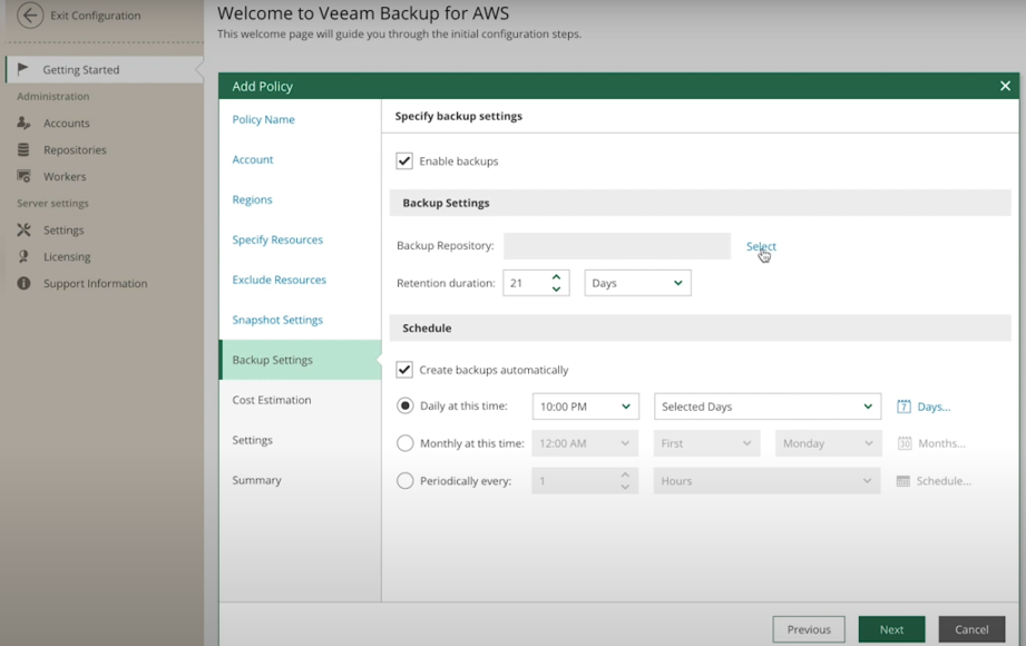 Optimizing Cloud Backups: Overview of Veeam Backup Solutions for AWS ...
