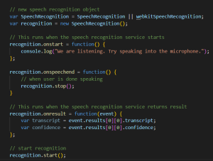 Web Speech API | TO THE NEW Blog