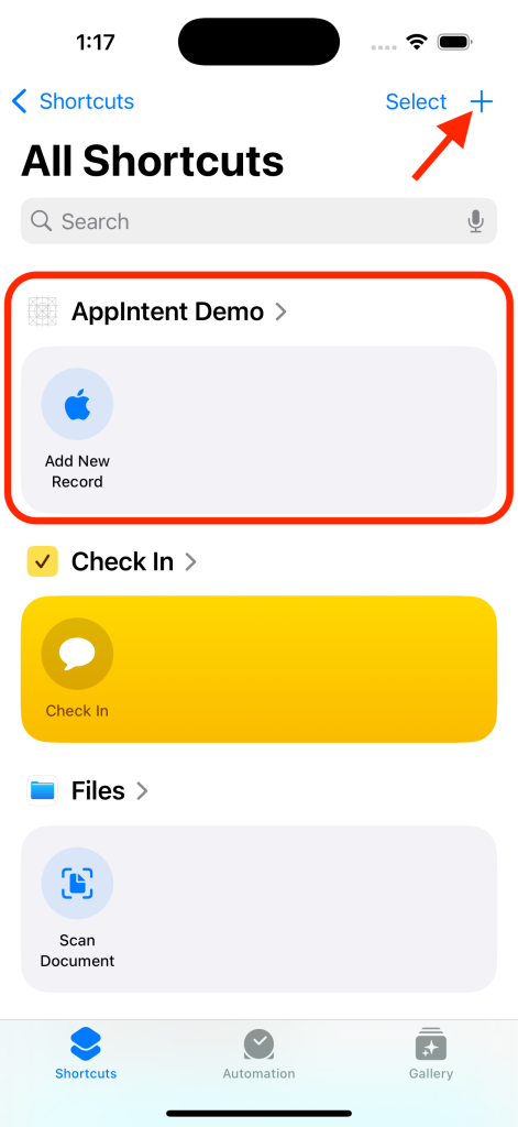 Shortcut App