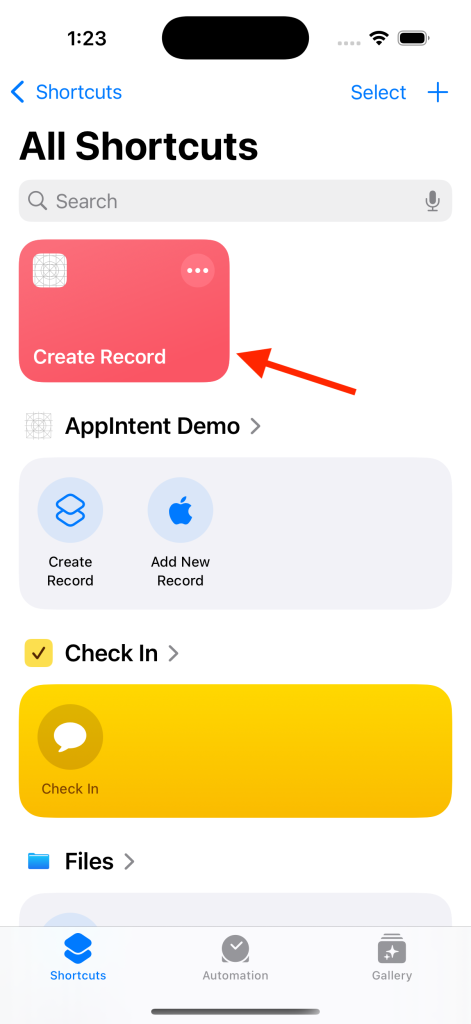 AppShortcut