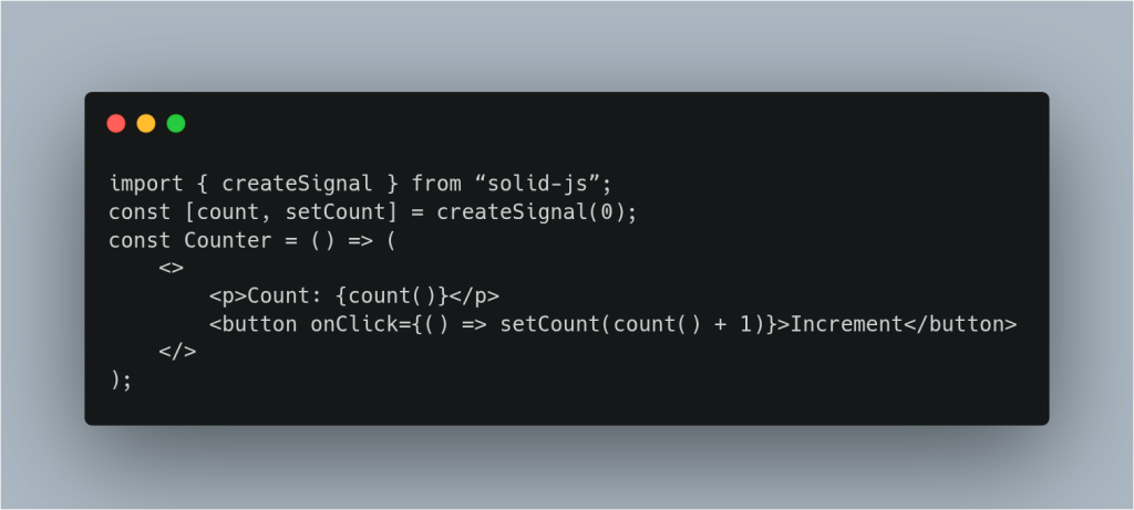 Signals Implementation Example