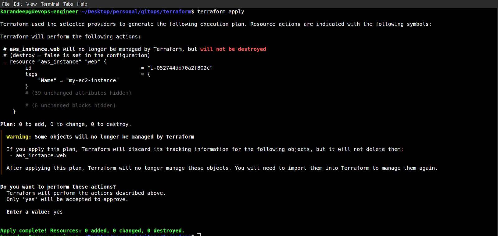 Terraform Apply