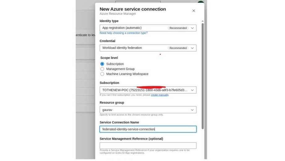 Automatic Service Connection