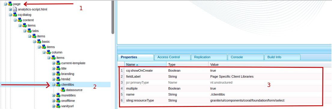 Clientlibs as page properties