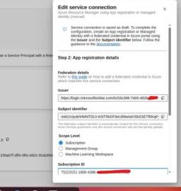 Manual Service Connection