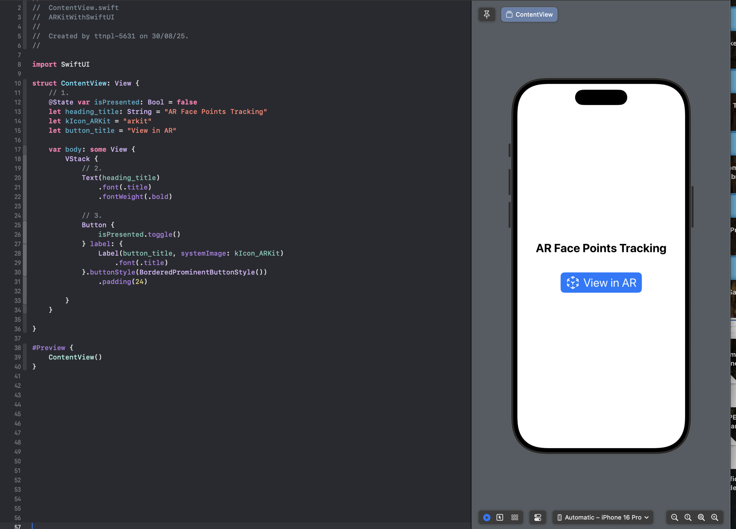 Landing page design-SwiftUI