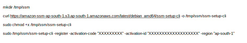 Commands