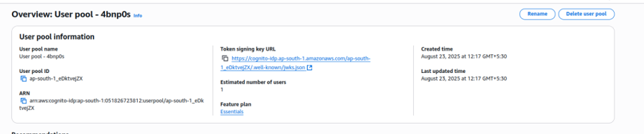 User Pool