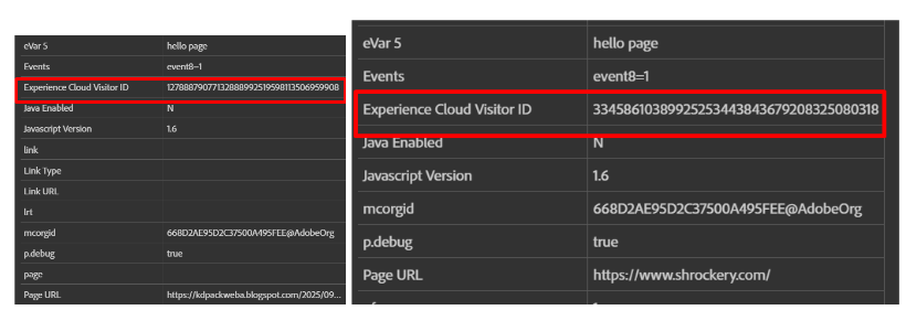 Adobe Analytics Network call