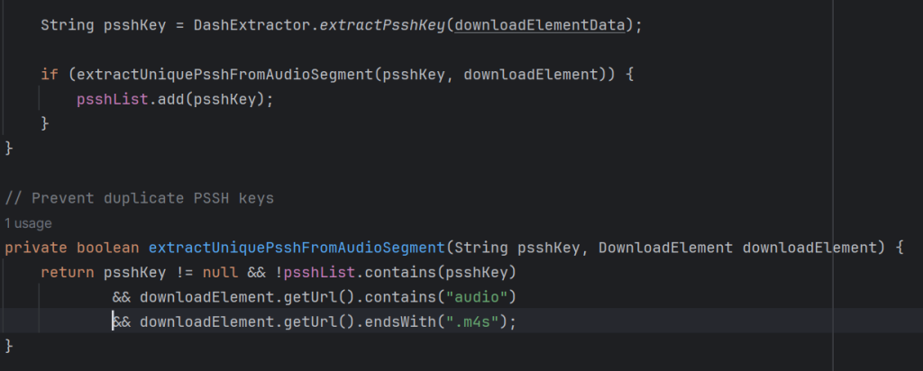 Extracting PSSH Keys During Download