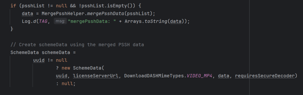 Merging PSSH Keys