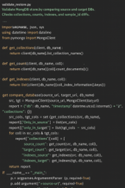 alidate_restore_optimized sample code