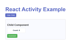 Showing child with prop value - visible