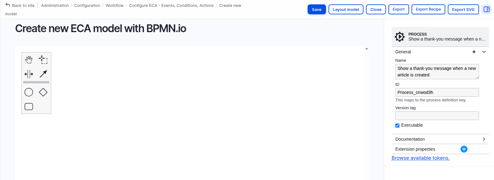 Give your model a name