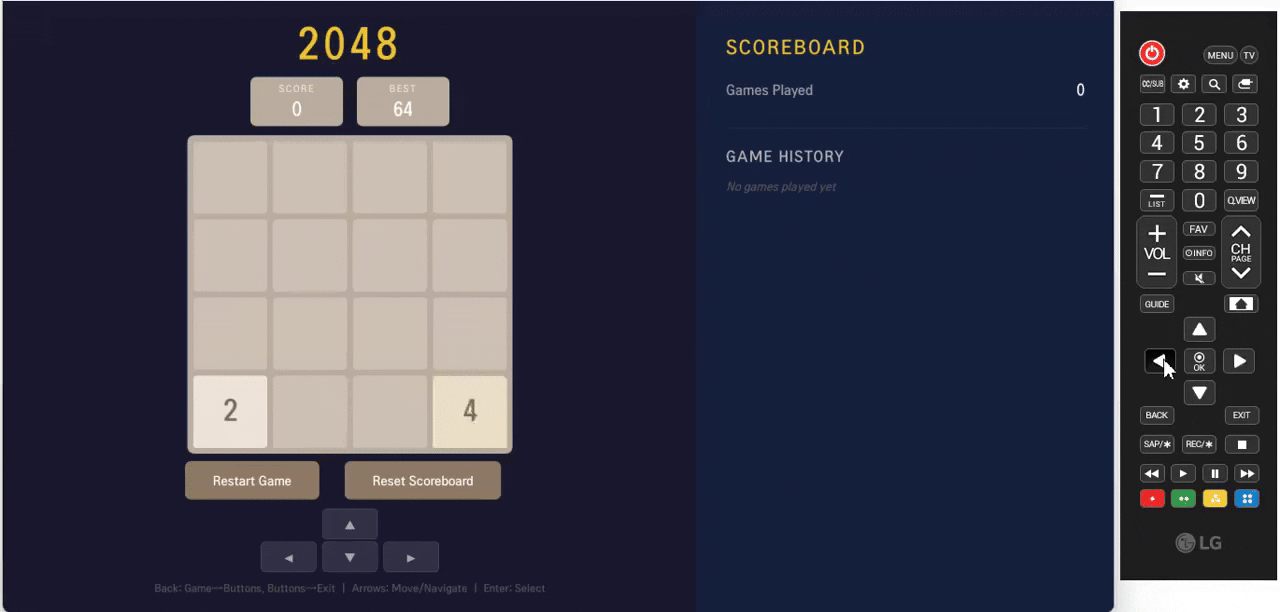 2048-Game gif