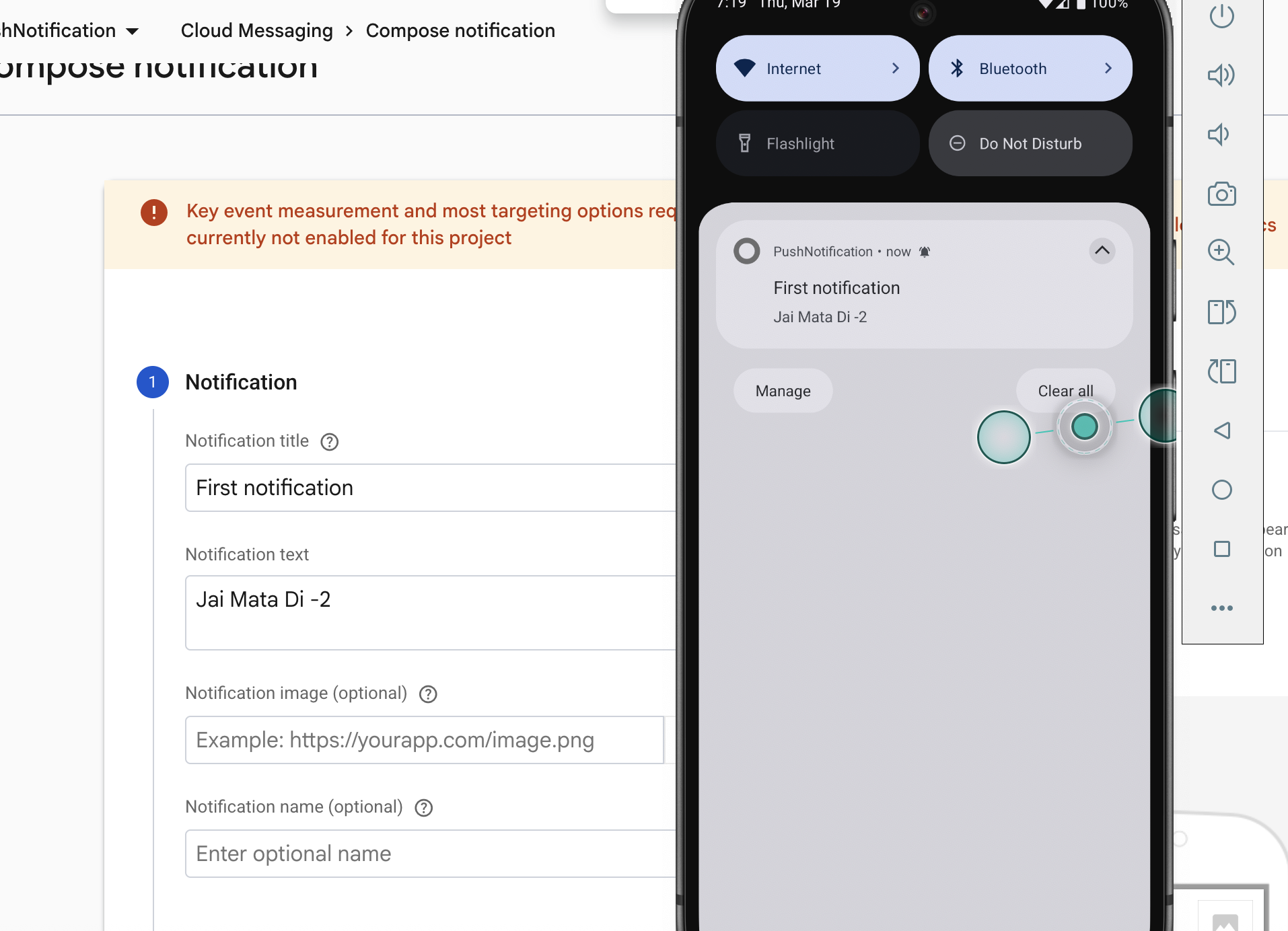 Push Notifications Using Firebase Cloud Messaging in React Native, A ...