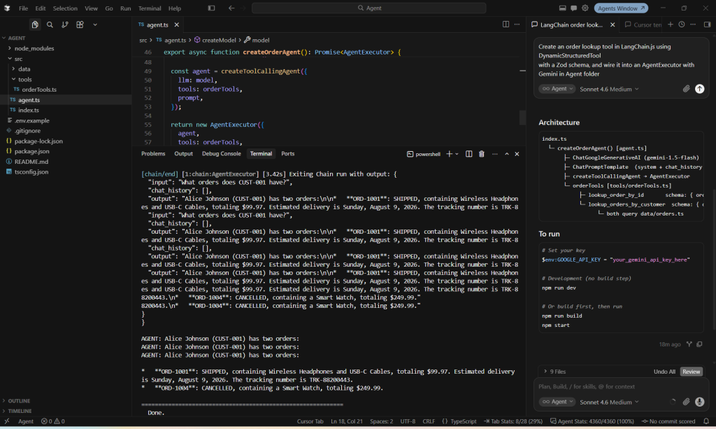 cursor IDE implementation